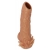 Телесная насадка с усиками и открытой головкой Nude Sleeve L - 14 см. - KOKOS - в Магнитогорске купить с доставкой