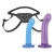 Страпон унисекс Beginners Strap-On с 2 насадками - 15 и 13 см. - Lux Fetish - купить с доставкой в Магнитогорске
