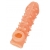 Телесная закрытая насадка с пупырышками Cock Sleeve Size L - 17,6 см. - KOKOS - в Магнитогорске купить с доставкой