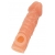 Телесная закрытая насадка с шершавой головкой Cock Sleeve Size M - 15,6 см. - KOKOS - в Магнитогорске купить с доставкой