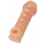 Телесная закрытая насадка с шишечками Cock Sleeve Size M - 15,6 см. - KOKOS - в Магнитогорске купить с доставкой