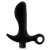 Черный анальный вибратор Silicone Vibrating Prostate Massager 01 - 10,8 см. - Blush Novelties - в Магнитогорске купить с доставкой