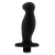 Черный анальный вибромассажёр Silicone Vibrating Prostate Massager 02 - 10,8 см. - Blush Novelties - в Магнитогорске купить с доставкой