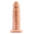 Телесный реалистичный фаллоимитатор с полостью Silicone Hollow Extension - 20 см. - Pipedream - купить с доставкой в Магнитогорске
