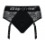 Черные трусики для насадок Diva Lingerie Harness - size S - Strap-on-me - купить с доставкой в Магнитогорске