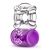Фиолетовое эрекционное виброкольцо Pleaser Rechargeable C-Ring - Blush Novelties - в Магнитогорске купить с доставкой
