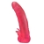 Розовая насадка для страпона с клиторальными лепестками - 18,5 см. - LOVETOY (А-Полимер) - купить с доставкой в Магнитогорске