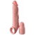 Телесная насадка-удлинитель 2 Inch Silicone X-tension with Strap - 20,3 см. - Pipedream - в Магнитогорске купить с доставкой
