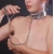 Серебристый ошейник из искусственной кожи - Sitabella - купить с доставкой в Магнитогорске