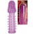 Фиолетовая насадка, удлиняющая половой член - 13,5 см. - Toyfa Basic - в Магнитогорске купить с доставкой