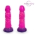 Розовый рельефный фантазийный фаллоимитатор - 20 см. - Bior toys - купить с доставкой в Магнитогорске