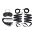 Эротический набор 4PC Bondage Bed Strap   Flogger Kit - Lux Fetish - купить с доставкой в Магнитогорске