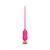 Розовый тонкий стимулятор Nipple Vibrator - 23 см. - I-MOON - купить с доставкой в Магнитогорске