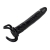 Чёрная насадка-фаллос для двойного проникновения INFLATABLE DILDO SLIM DONG  - 13,5 см. - Toyz4lovers - в Магнитогорске купить с доставкой