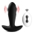 Черный массажер простаты с вибрацией, эффектом маятника и пультом ДУ - Secwell - в Магнитогорске купить с доставкой