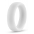 Белое люминесцентное эрекционное кольцо Silicone Glo Cock Ring - Blush Novelties - в Магнитогорске купить с доставкой