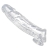Прозрачная насадка для увеличения члена Realistic Clear Penis Enhancer and Ball Stretcher - 20,3 см. - XR Brands - в Магнитогорске купить с доставкой
