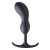 Черный массажер простаты с утяжелителями Premium Silicone Weighted Prostate Plug Large - 18,8 см. - XR Brands - в Магнитогорске купить с доставкой