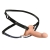 Телесный полый страпон 2  Erection 28X Smooth Vibrating Silicone Penis Sheath - 16 см. - XR Brands - купить с доставкой в Магнитогорске