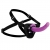 Лиловый поясной страпон Navigator Silicone G-Spot Dildo with Harness - 17,8 см. - XR Brands - купить с доставкой в Магнитогорске