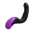 Черно-фиолетовый вибромассажёр простаты Hyper-Pulse P-Spot Massager - Pipedream - в Магнитогорске купить с доставкой