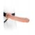 Фаллопротез телесного цвета Hollow Strap-On - 29 см. - Pipedream - купить с доставкой в Магнитогорске