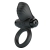 Черное эрекционное кольцо с вибрацией Adrien - Baile - в Магнитогорске купить с доставкой