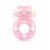 Розовое эрекционное виброкольцо в форме мишки - 1137 - в Магнитогорске купить с доставкой