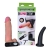 Страпон с 2 насадками и вибрацией UniStrap - 19 и 12 см. - LOVETOY (А-Полимер) - купить с доставкой в Магнитогорске