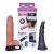 Страпон с 2 насадками и вибрацией UniStrap - 20 и 18 см. - LOVETOY (А-Полимер) - купить с доставкой в Магнитогорске