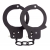 Чёрные наручники из листового металла BONDX METAL CUFFS BLACK - Dream Toys - купить с доставкой в Магнитогорске