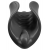 Чёрный мастурбатор Vibrating Silicone Stimulator с вибрацией - Pipedream - в Магнитогорске купить с доставкой