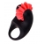 Чёрно-красное эрекционное виброкольцо Erotist - Erotist Adult Toys - в Магнитогорске купить с доставкой
