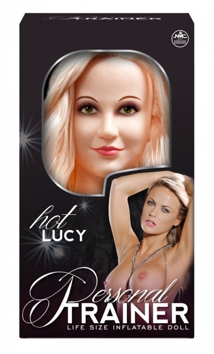 Надувная кукла с вибрацией и 2 любовными отверстиями Hot Lucy Lifesize Love Doll - NMC - в Магнитогорске купить с доставкой