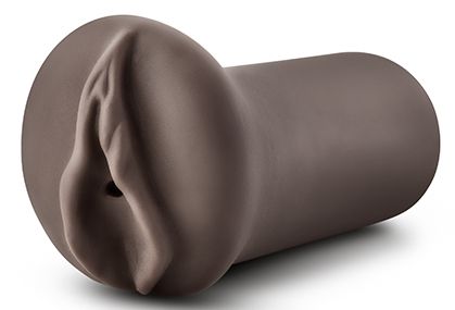 Коричневый мастубратор-вагина Nicole s Kitty - Blush Novelties - в Магнитогорске купить с доставкой