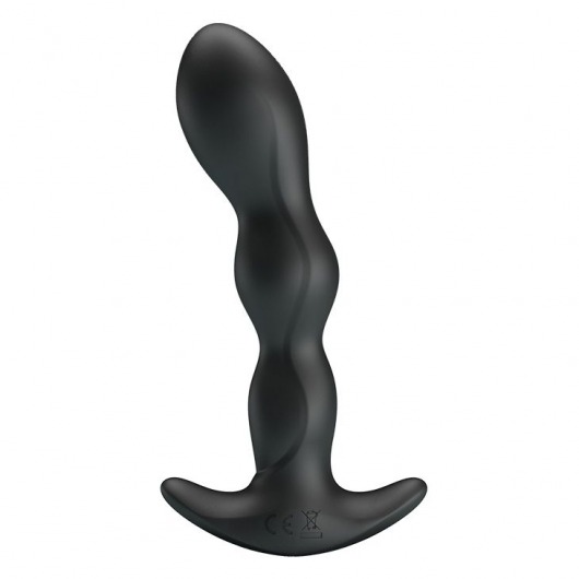 Черный анальный стимулятор простаты с вибрацией Special Anal Massager - 14,5 см. - Baile - в Магнитогорске купить с доставкой
