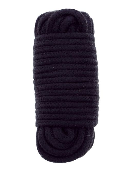 Черная веревка для связывания BONDX LOVE ROPE - 10 м. - Dream Toys - купить с доставкой в Магнитогорске