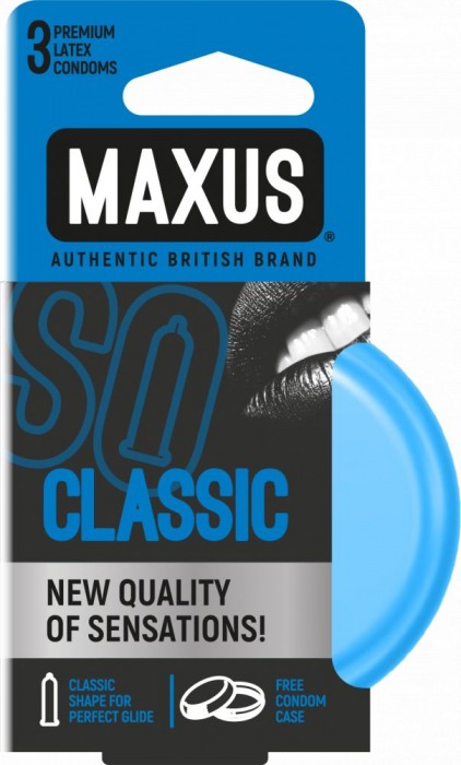 Классические презервативы в железном кейсе MAXUS Classic - 3 шт. - Maxus - купить с доставкой в Магнитогорске