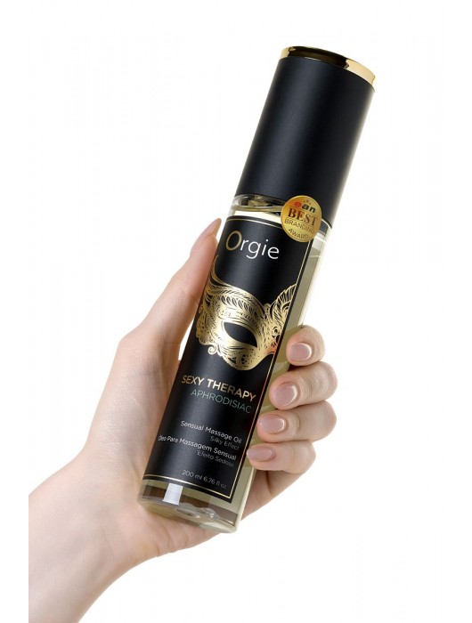 Минеральное массажное масло Orgie Sexy Therapy Afrodisiac - 200 мл. - ORGIE - купить с доставкой в Магнитогорске
