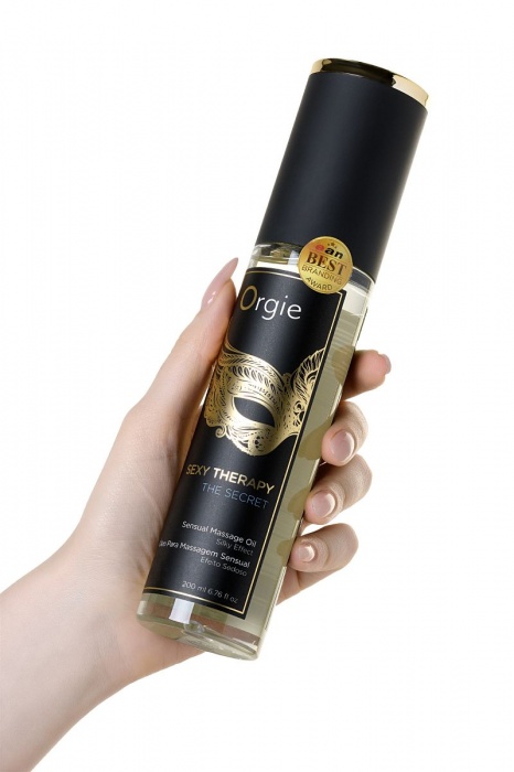 Минеральное массажное масло Orgie Sexy Therapy The Secret - 200 мл. - ORGIE - купить с доставкой в Магнитогорске