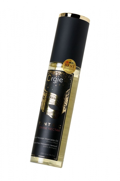Растительное массажное масло Orgie Tantric Divine Nectar - 200 мл. - ORGIE - купить с доставкой в Магнитогорске