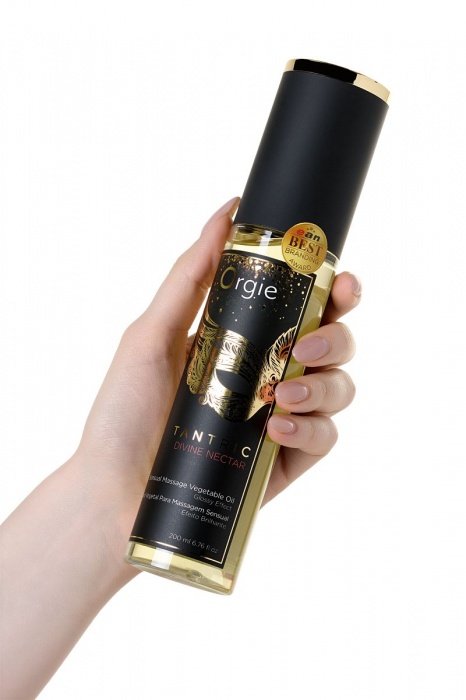 Растительное массажное масло Orgie Tantric Divine Nectar - 200 мл. - ORGIE - купить с доставкой в Магнитогорске