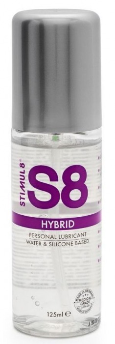 Интимная смазка на водно-силиконовой основе S8 Hybrid - 125 мл. - Stimul8 - купить с доставкой в Магнитогорске