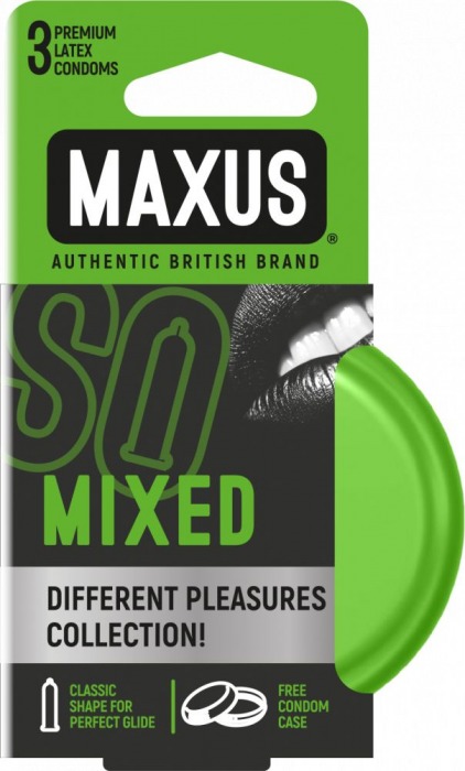 Презервативы в железном кейсе MAXUS Mixed - 3 шт. - Maxus - купить с доставкой в Магнитогорске