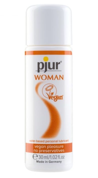 Лубрикант pjur WOMAN Vegan на водной основе - 30 мл. - Pjur - купить с доставкой в Магнитогорске