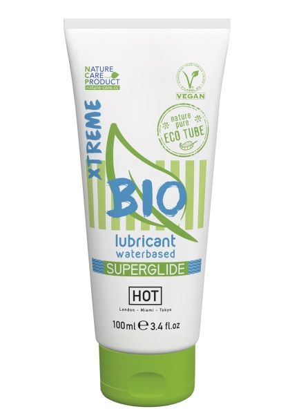 Интимный увлажняющий гель BIO SuperGlide Xtreme - 100 мл. - HOT - купить с доставкой в Магнитогорске