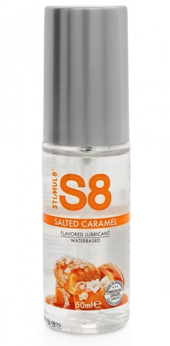 Лубрикант S8 Flavored Lube со вкусом солёной карамели - 50 мл. - Stimul8 - купить с доставкой в Магнитогорске