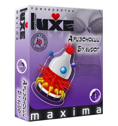 Презерватив LUXE Maxima  Аризонский Бульдог  - 1 шт. - Luxe - купить с доставкой в Магнитогорске