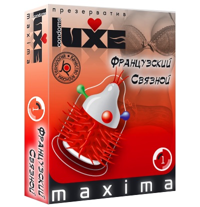 Презерватив LUXE Maxima  Французский связной  - 1 шт. - Luxe - купить с доставкой в Магнитогорске