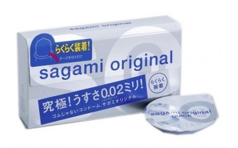 Ультратонкие презервативы Sagami Original QUICK - 6 шт. - Sagami - купить с доставкой в Магнитогорске